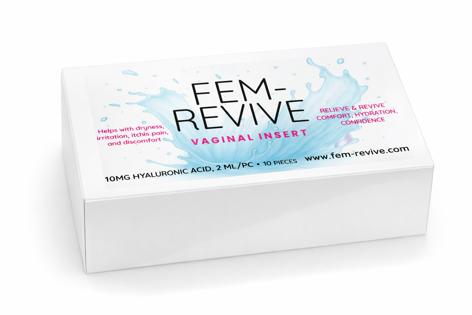 Fem-Revive Vaginal Insert, 10 pk