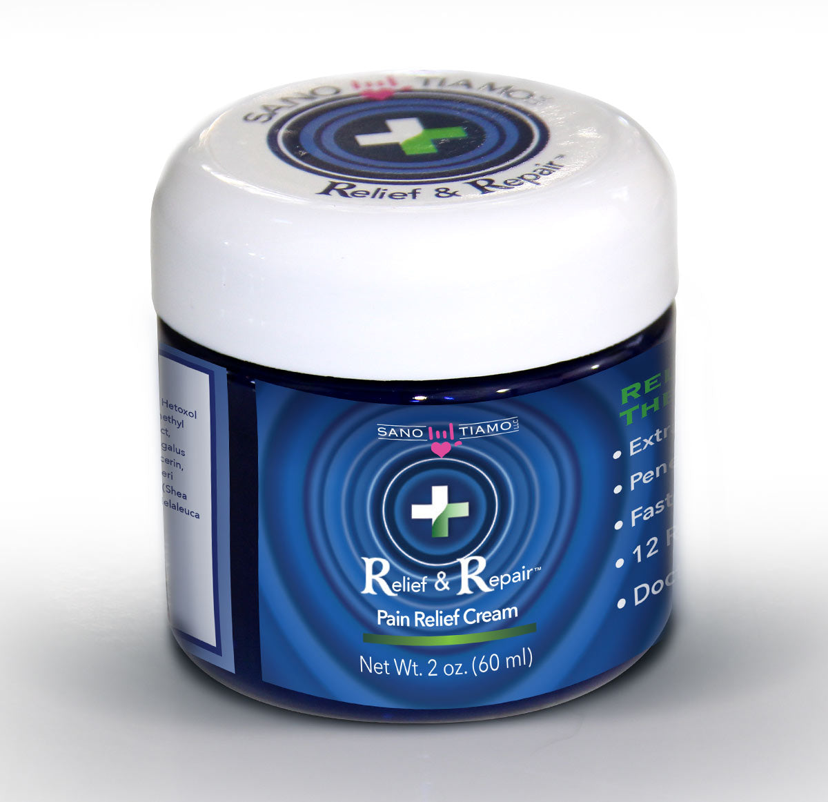 Relief & Repair Topical Cream, 4oz – Sano Ti Amo