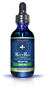 Wholesale 12 pack - Relief & Repair Maximum Strength Hemp Oil, 2oz - Sanotiamo